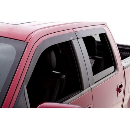 Ventshade Ventshade 774070 Low Profile Matte Black Side Window Deflector for 2019 Ford Ranger Supercrew - 4 Piece V15-774070